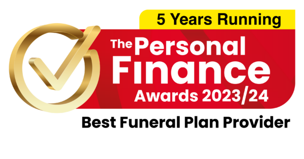 Personal Finance Awards 2023/24 - Best Funeral Plan Provider - 5 years running